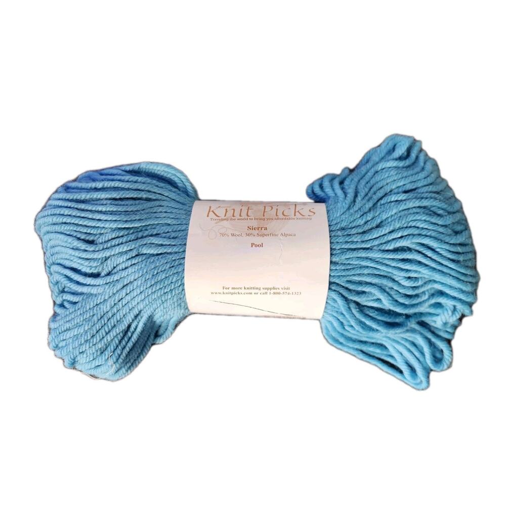 Knit Picks Sierra Yarn Lot of 3 Bulky Wool Alpaca Spring Pastel Colors - Picture 4 of 8